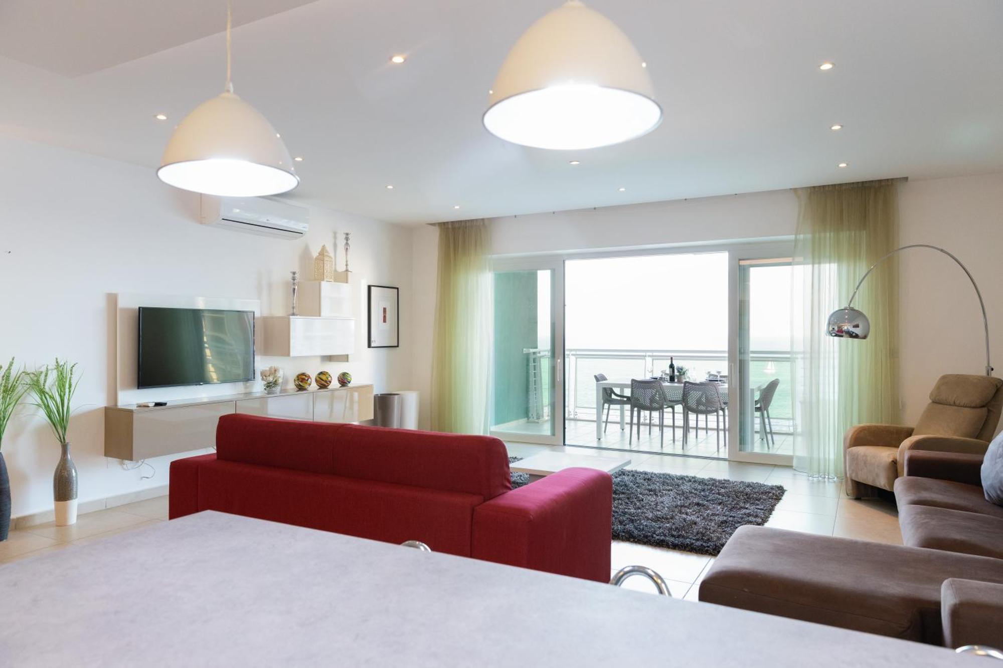 Luxury Seafront 3Br With Pool By Arcobnb 斯利马 外观 照片