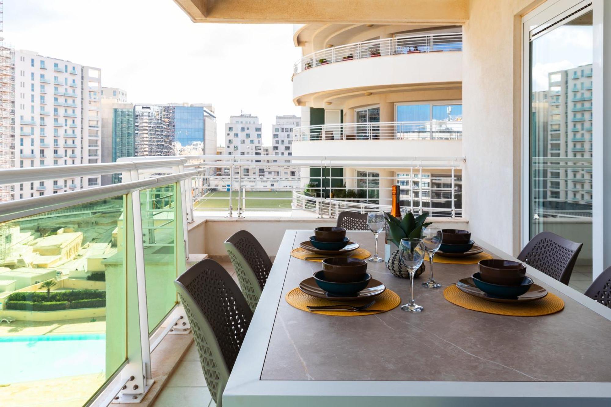 Luxury Seafront 3Br With Pool By Arcobnb 斯利马 外观 照片